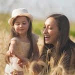 woman and girl on focus photography